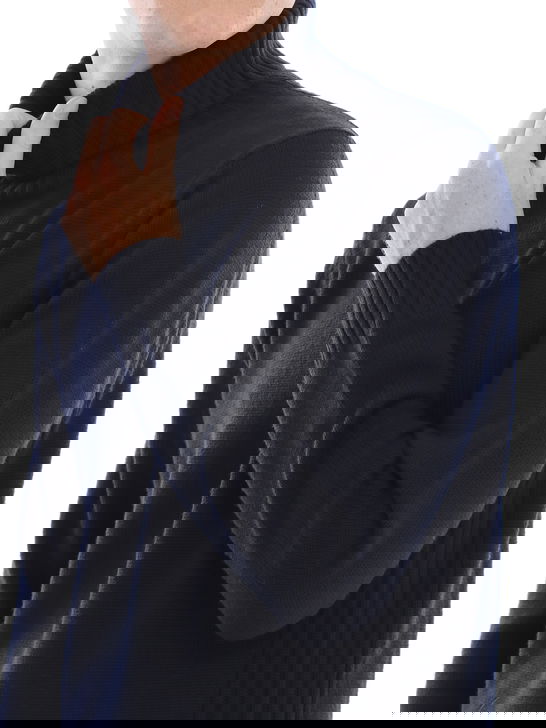 Kangra Maglia Kangra Dolcevita Blu Liquidazione