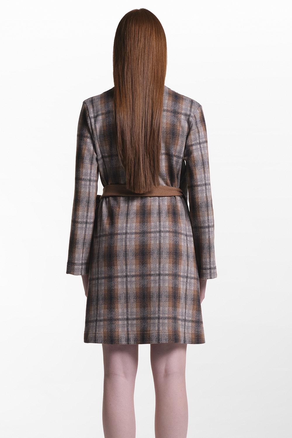Verdiani Abito Punto Milano Tartan Shopping Online