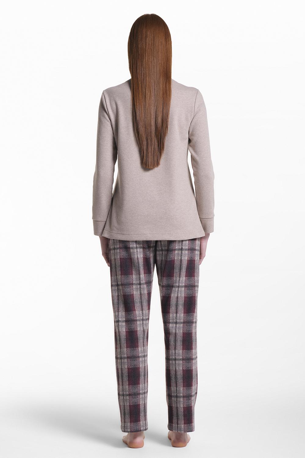 Verdiani Pigiama Punto Milano Tartan Prezzo Ridotto
