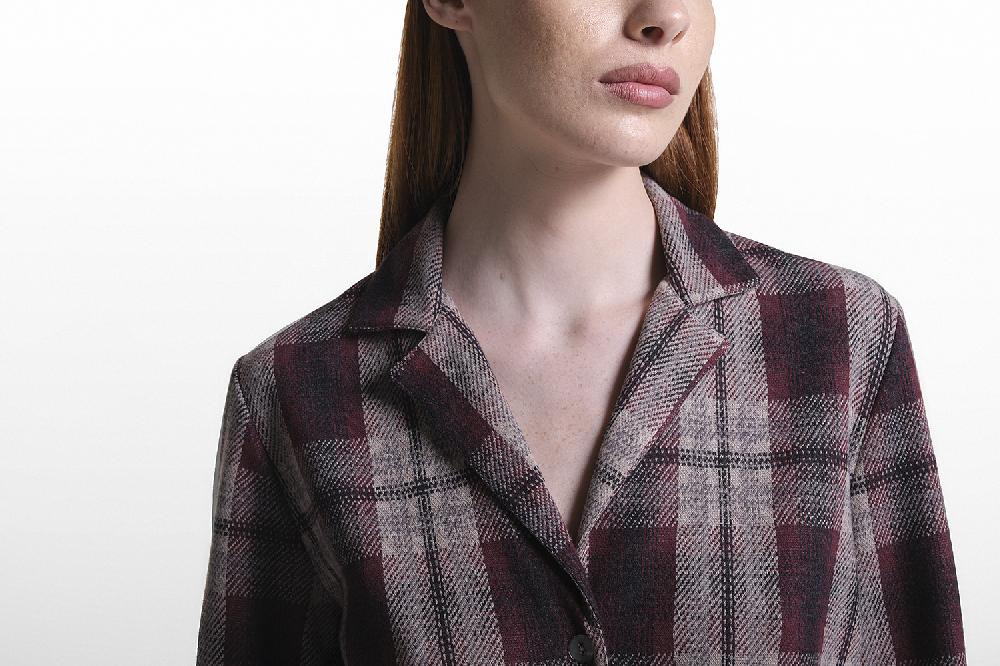 Verdiani Pigiama Punto Milano Tartan Sottocosto