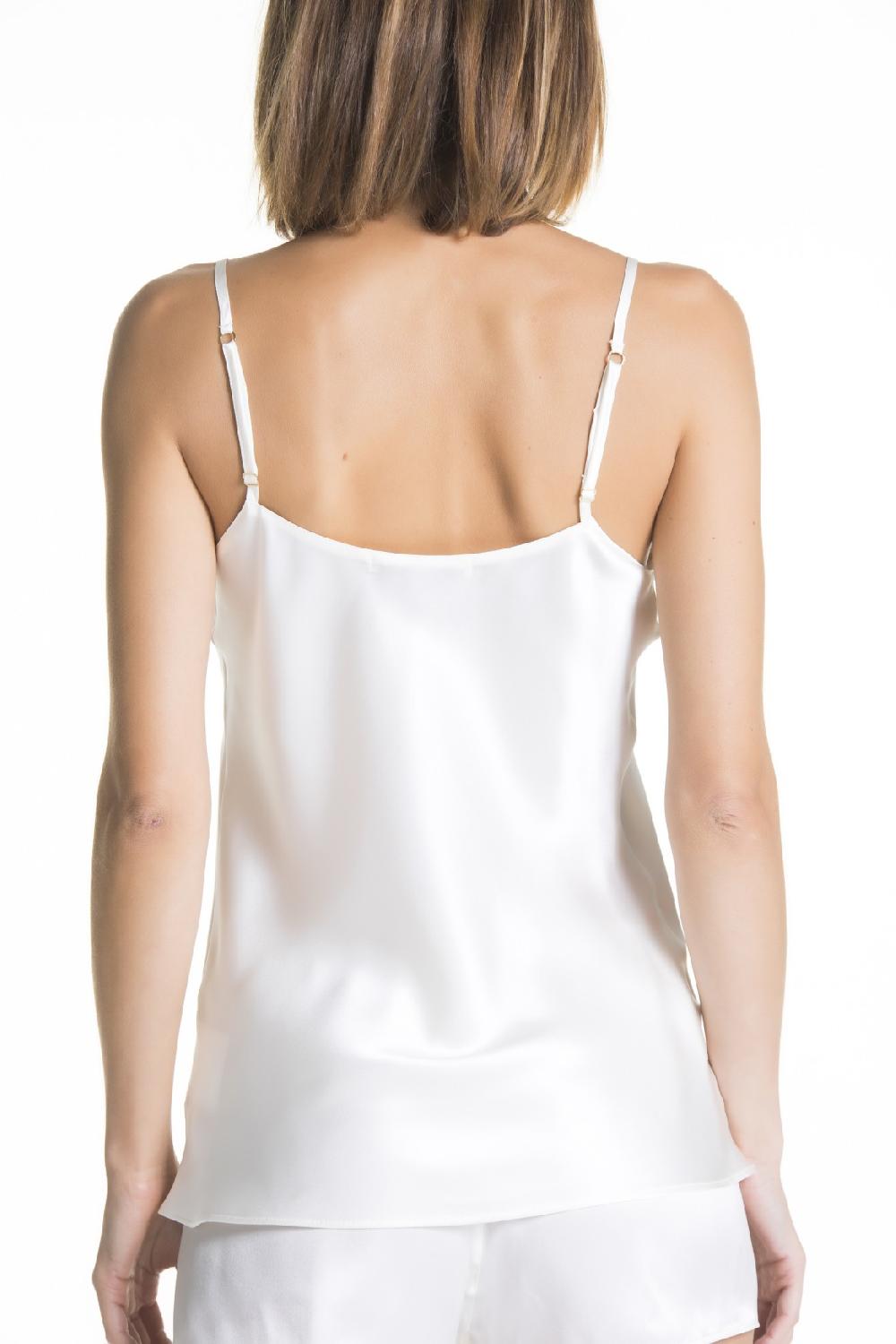 Verdiani Top Pura Seta – Avorio Shopping Online