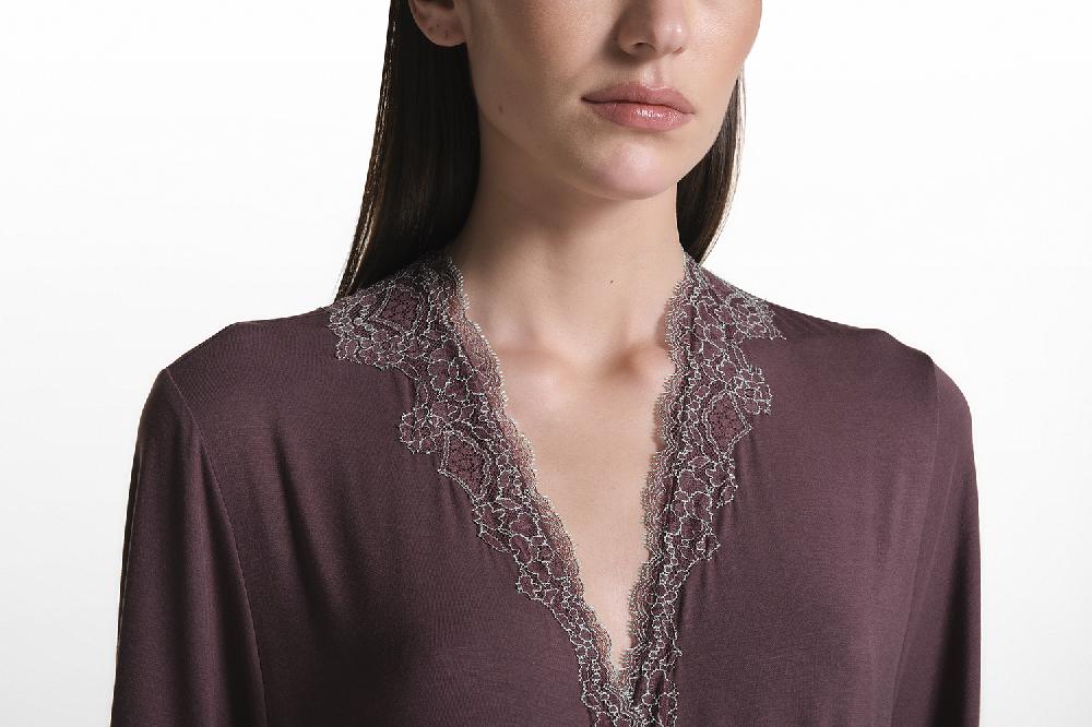 Verdiani Vestaglia Micromodal Tencel Soddisfazione Garantita