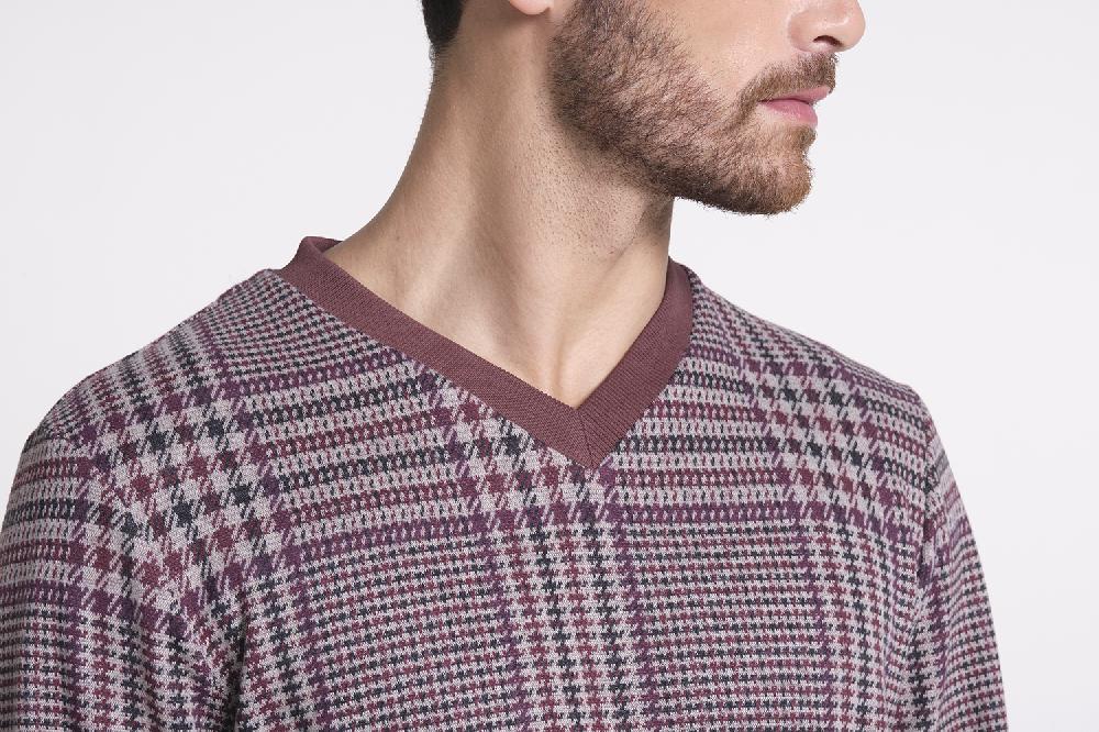 Verdiani Pigiama Punto Milano Jacquard Negozi Online