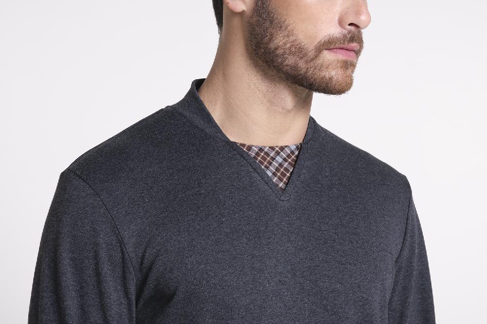 Verdiani Pigiama Interlock Cotone e Flanella Prezzo Ridotto