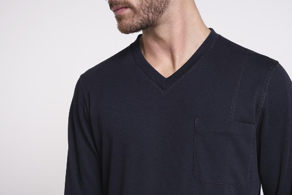 Verdiani Pigiama Interlock Cotone Presa