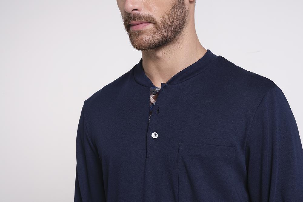 Verdiani Pigiama Interlock Cotone e Flanella Vendita Calda