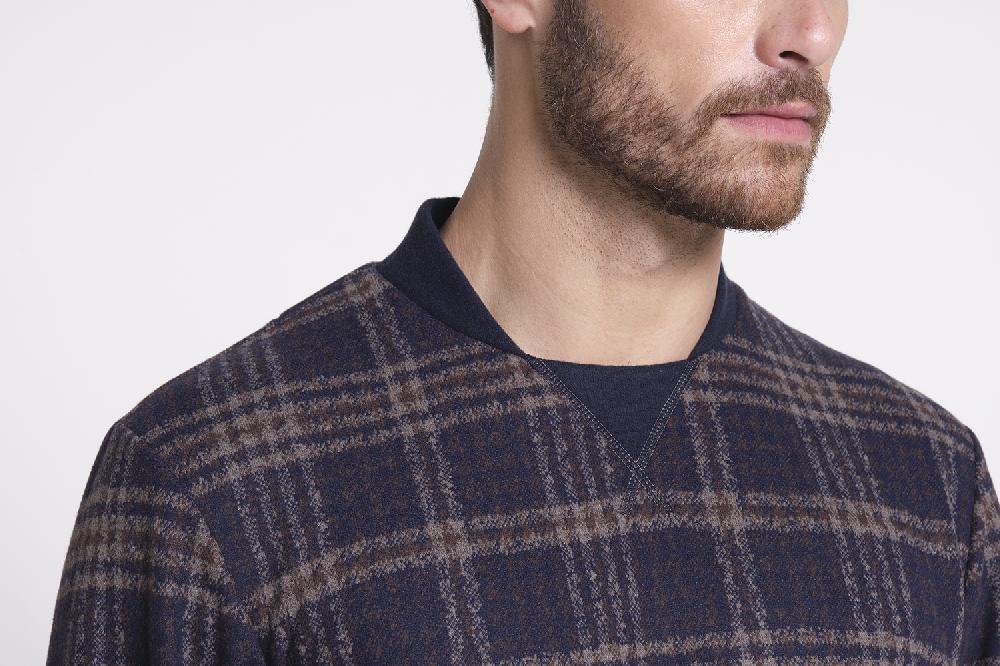 Verdiani Pigiama Punto Milano Jacquard Vendite Flash