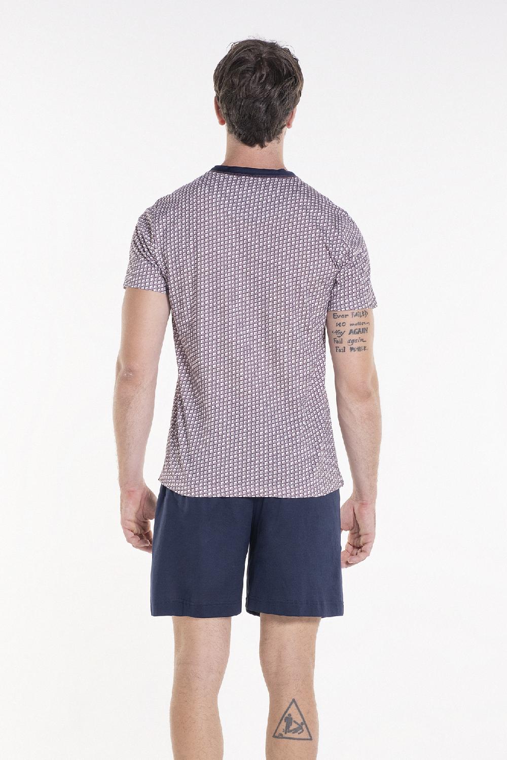 Verdiani Pigiama Jersey Cotone Stampa Consegna Veloce