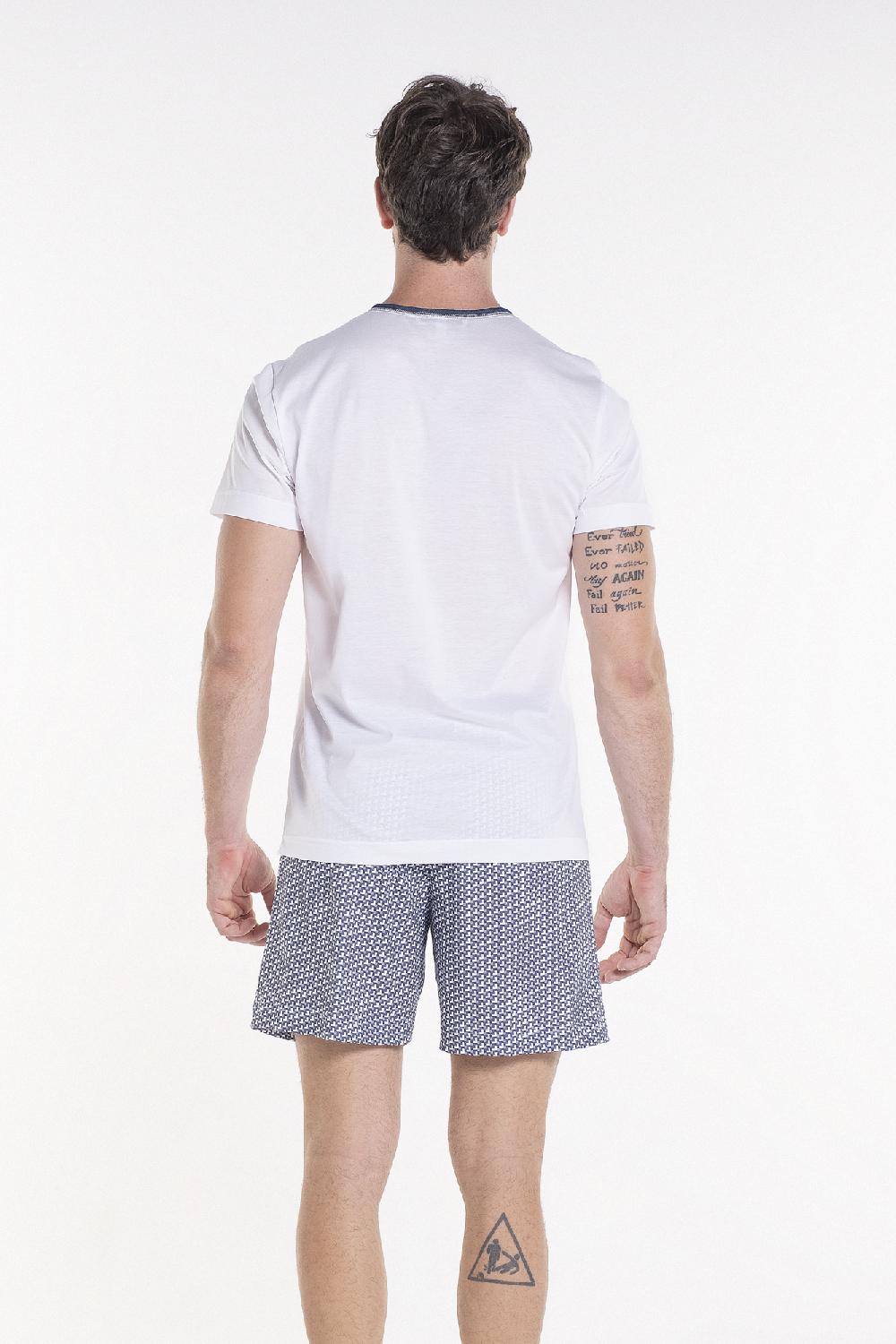 Verdiani Pigiama Jersey Cotone Stampa Promozione Limitata