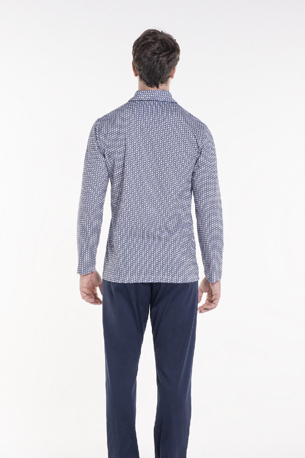 Verdiani Pigiama Jersey Cotone Stampa Fino Al -60%