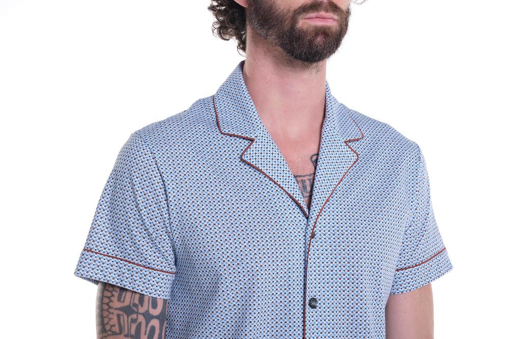 Verdiani Pigiama Jersey Cotone Stampa Hotsell