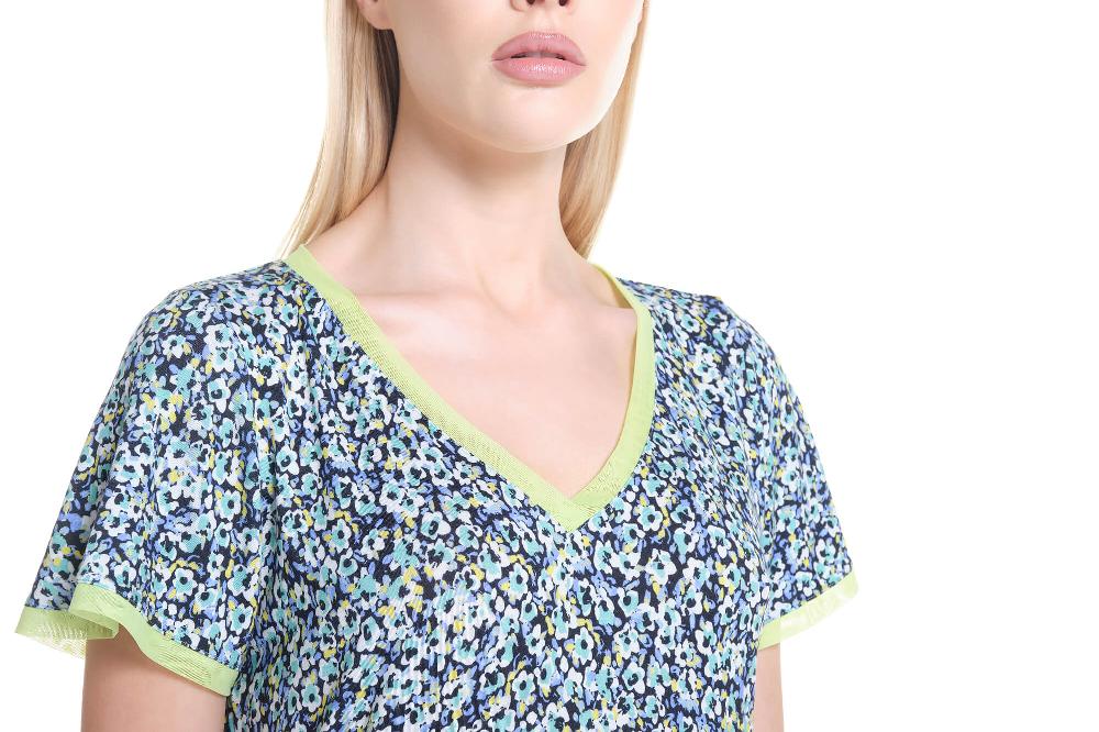 Verdiani Camicia Viscosa Floreale Soddisfazione Garantita