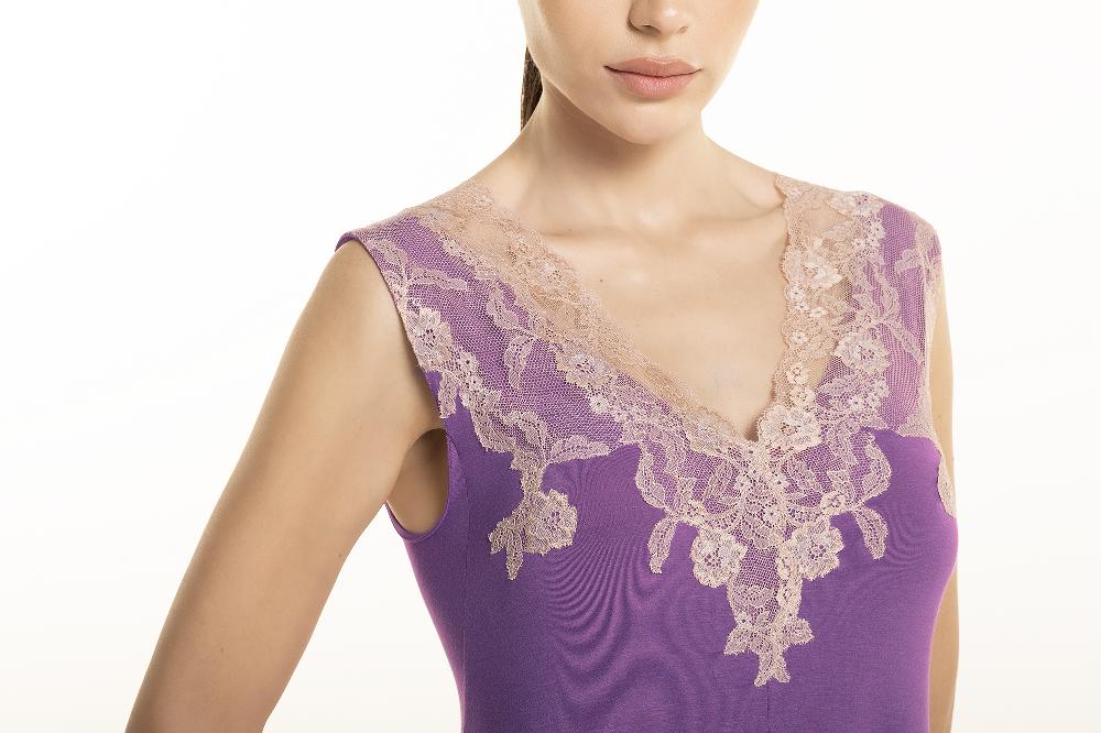 Verdiani Camicia Modal Tencel Frastaglio Novità