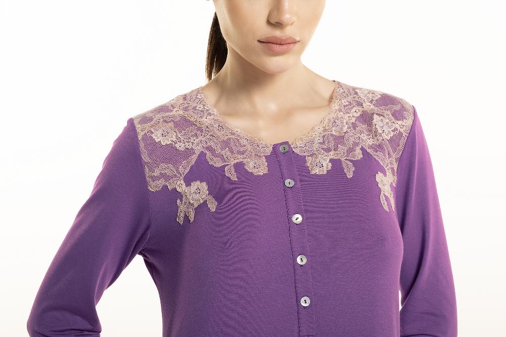 Verdiani Camicia Modal Tencel Frastaglio Presa