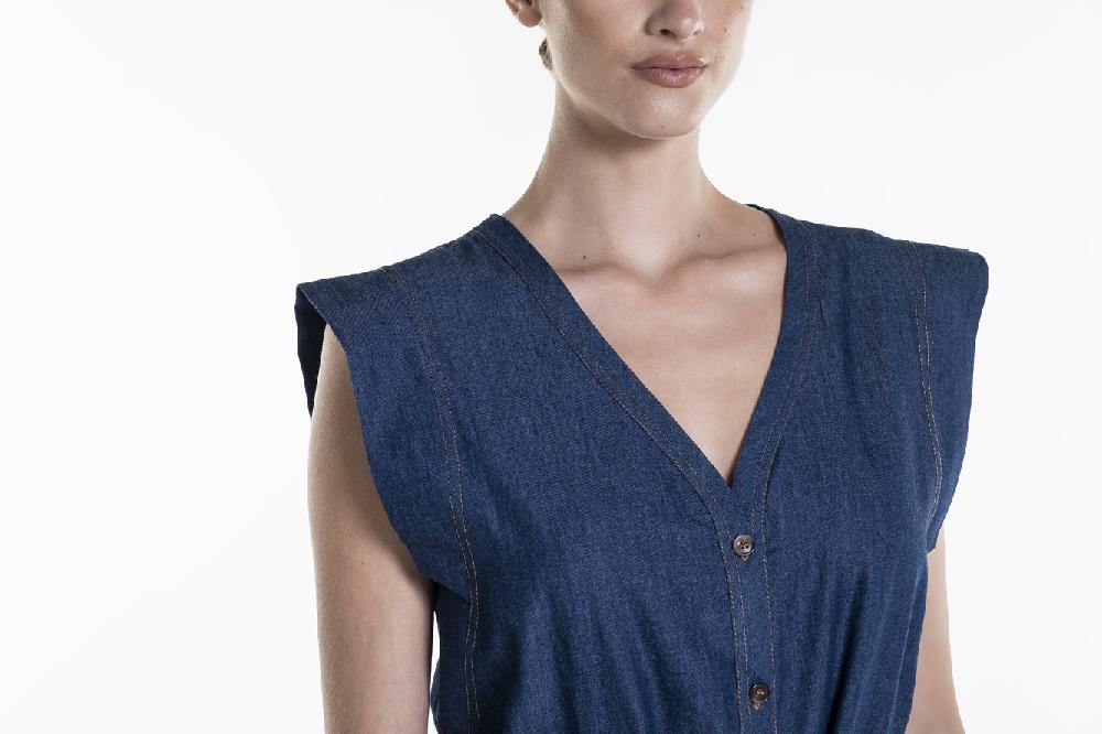 Verdiani Chemisier Denim Economico
