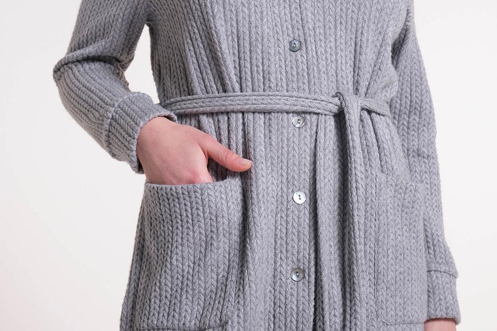 Verdiani Cardigan Maglia Treccia Vendita Calda