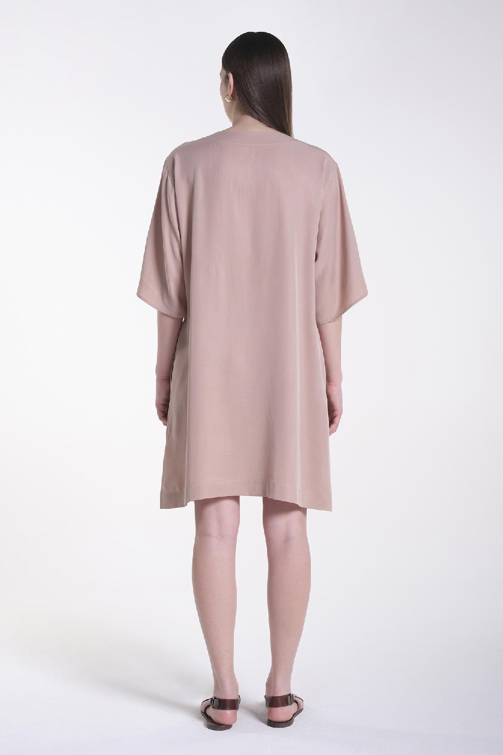 Verdiani Abito Twill Tencel Consegna Veloce