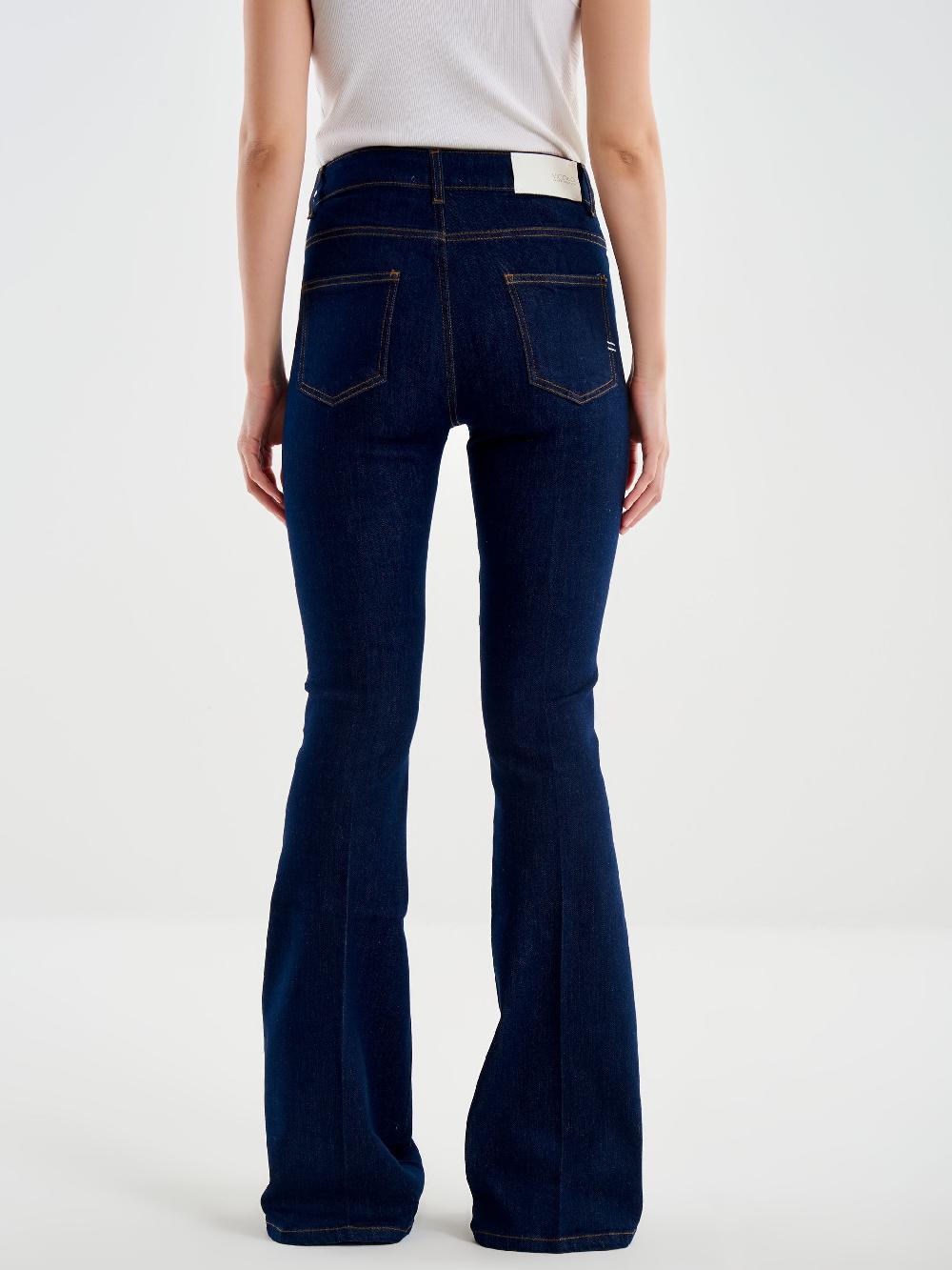 Vicolo Icon Jeans Ele FLare Blu Offerte