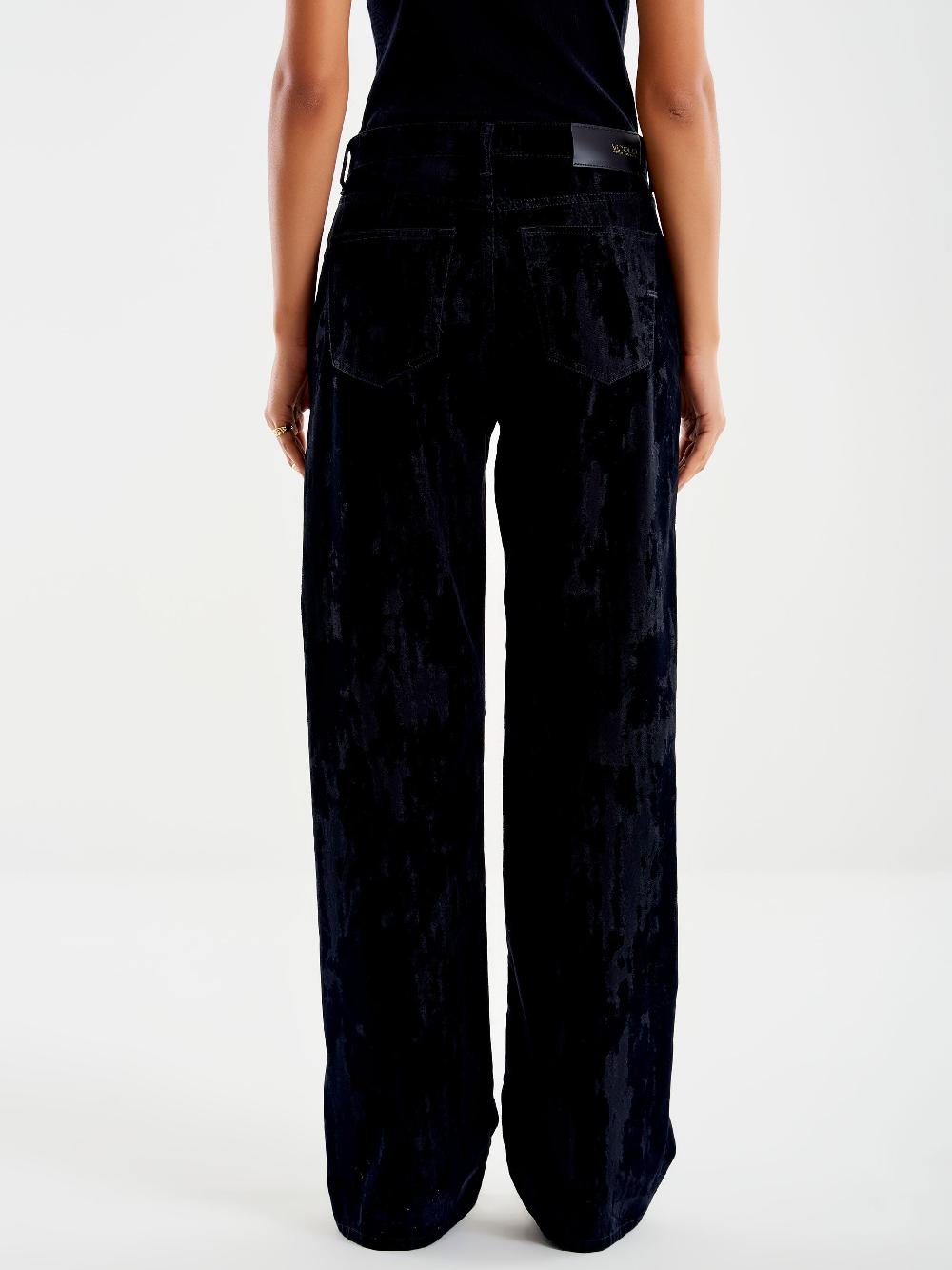 Vicolo Jeans Icon Alex Floccato Nero Qualità