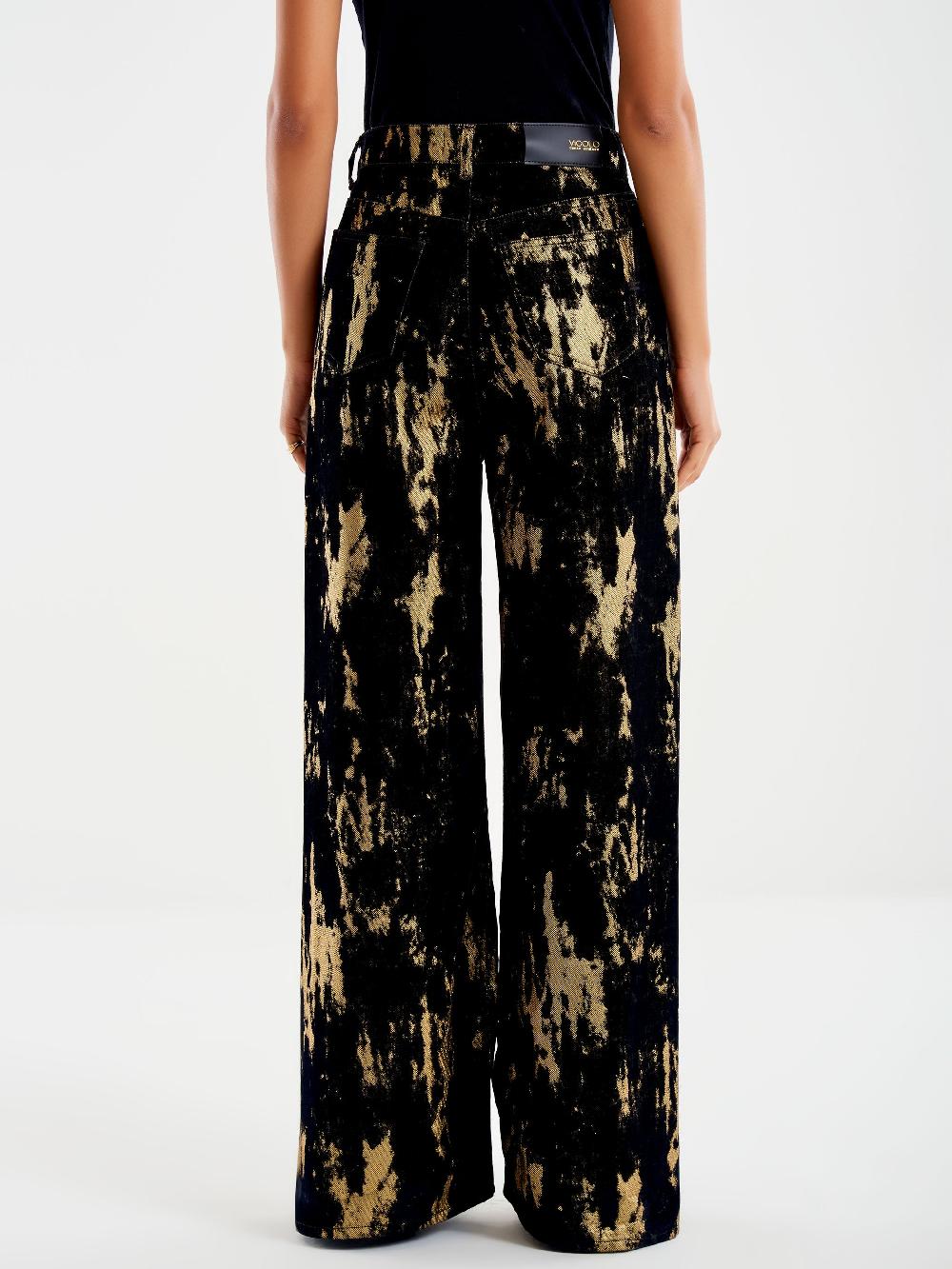 Vicolo Jeans Icon Lexie Laminato Nero Vendita