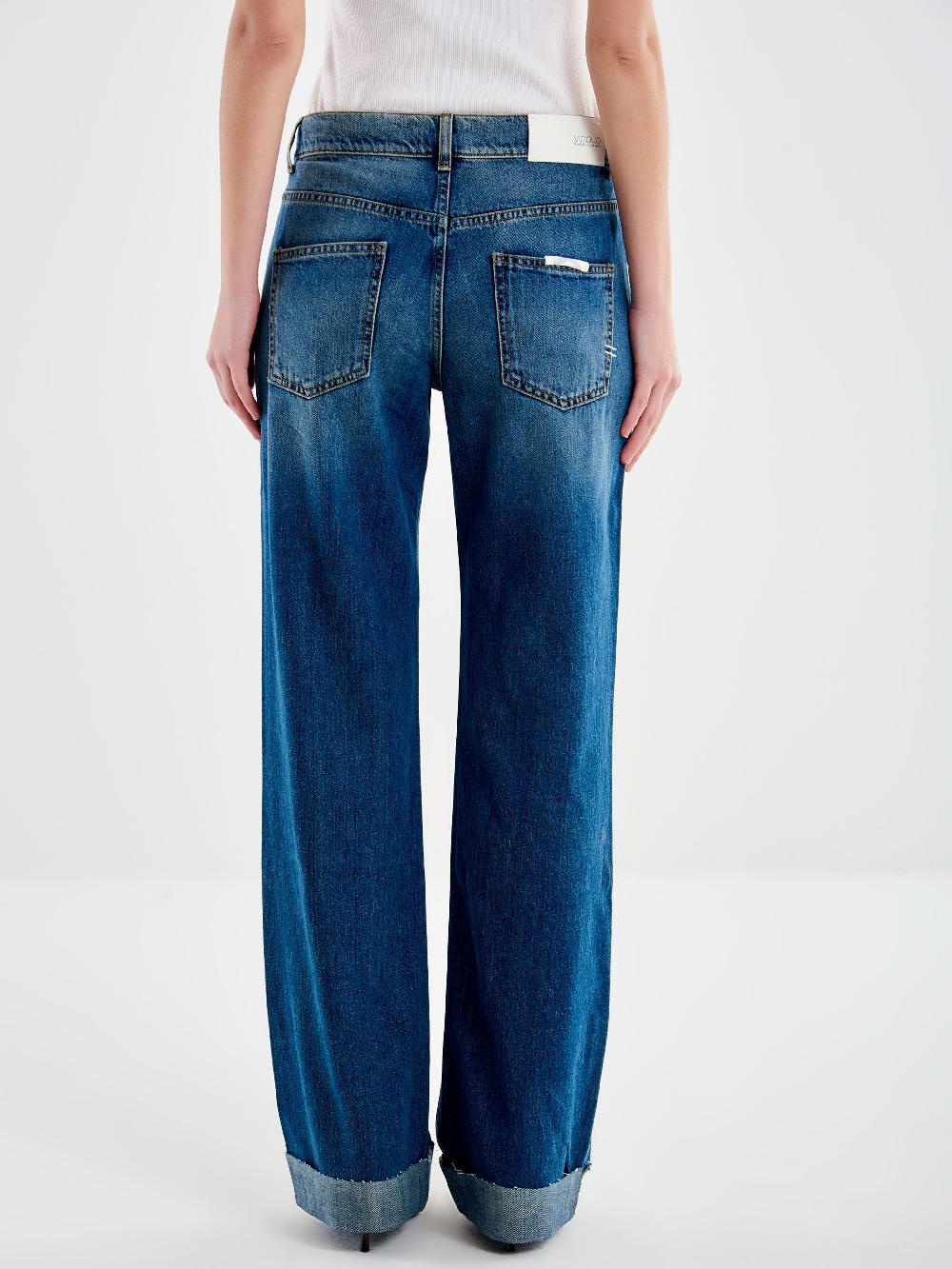 Vicolo Jeans Icon Alex con Risvolto Blu Promozione