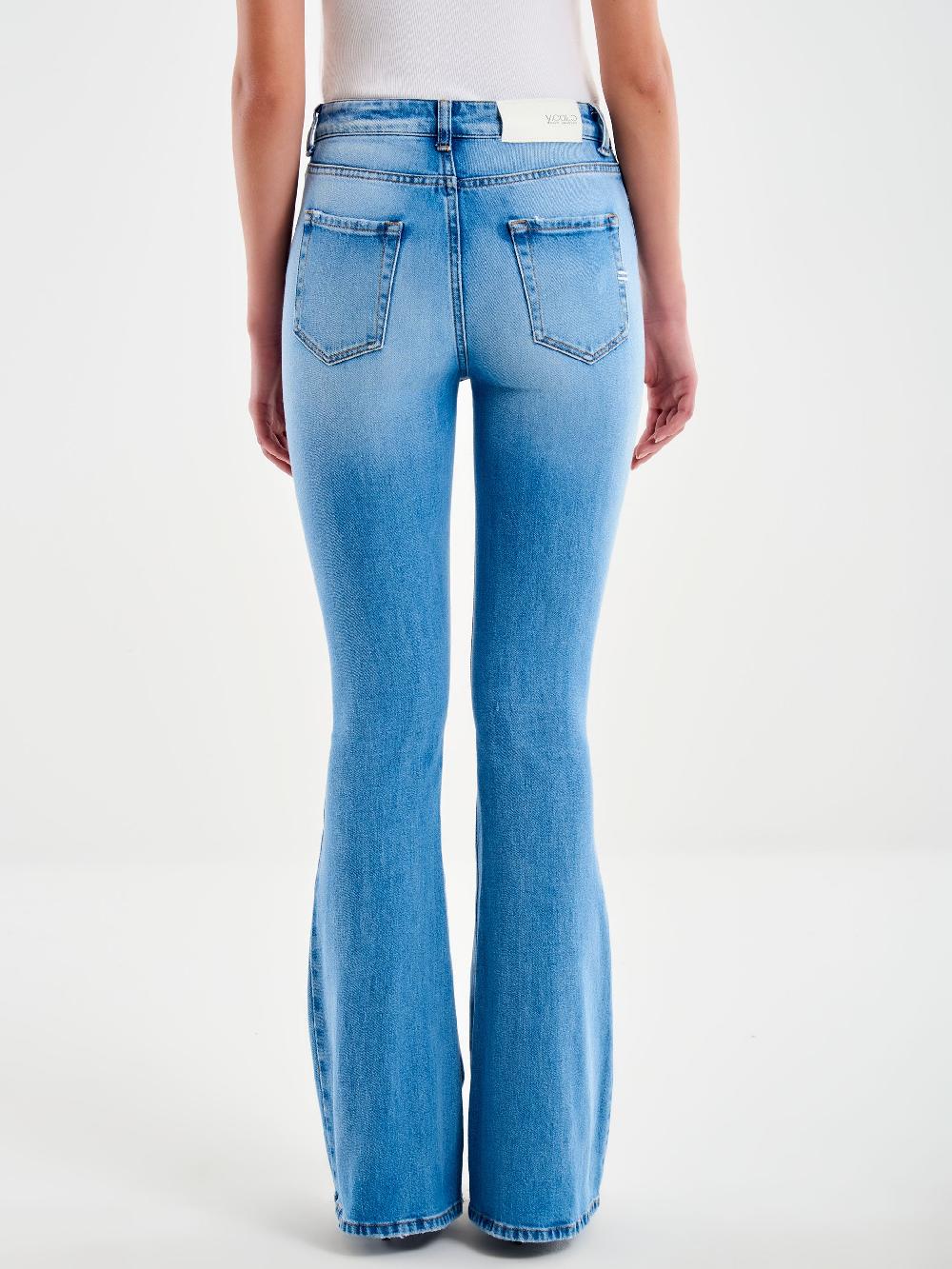 Vicolo Jeans Gisele Flare Blu Medio Blu Soddisfazione Garantita
