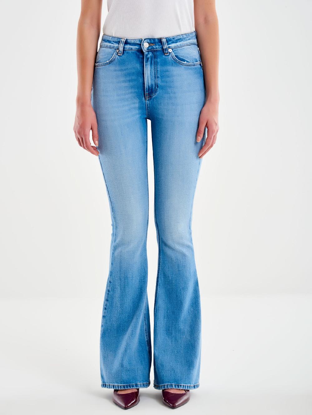 Vicolo Jeans Gisele Flare Blu Medio Blu Soddisfazione Garantita