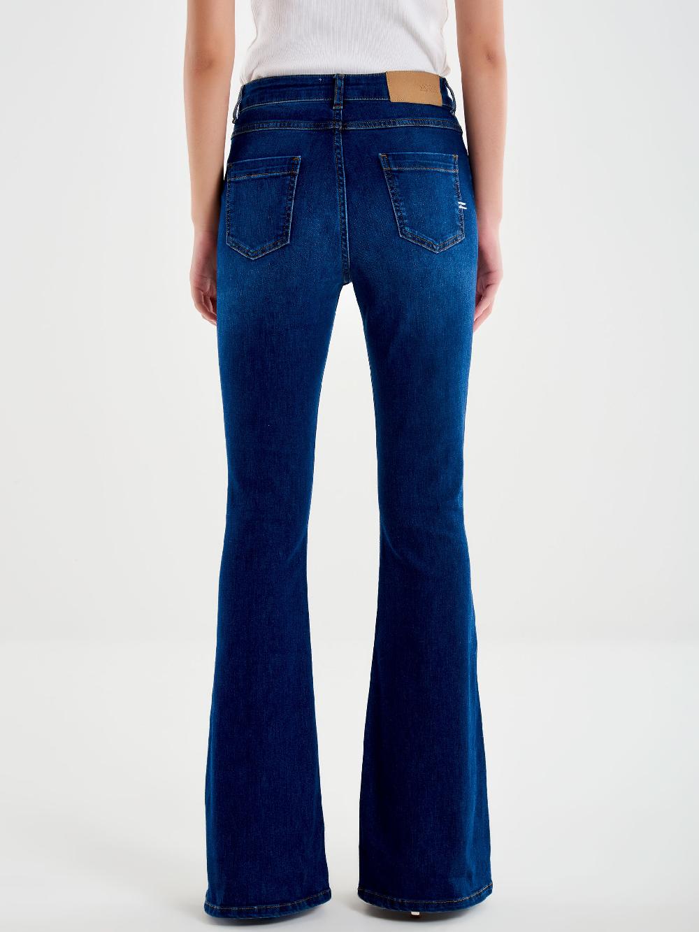 Vicolo Icon Jeans Gisele Flare Blu Consegna Veloce