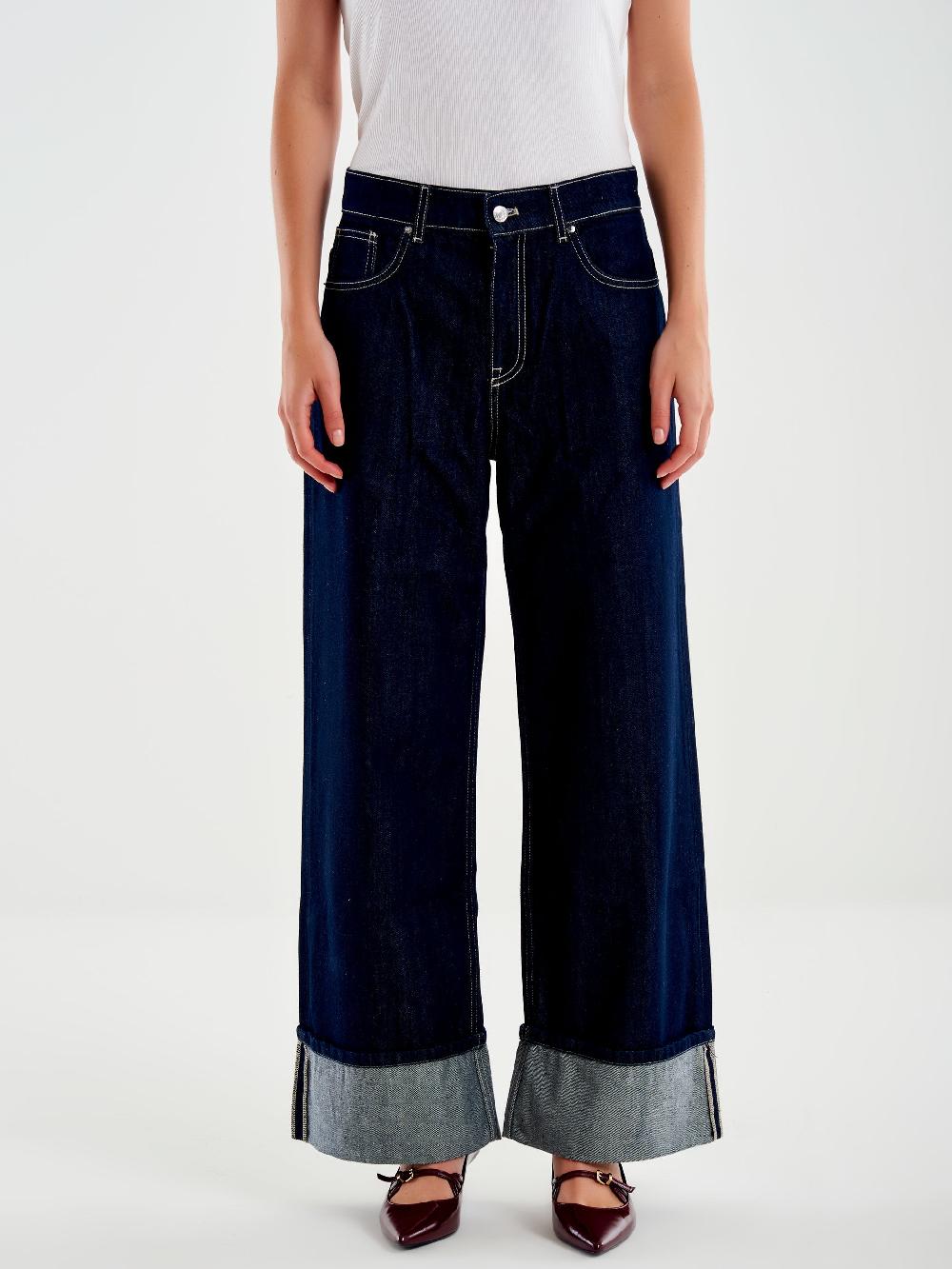 Vicolo Jeans Diva Ampio Blu Outlet