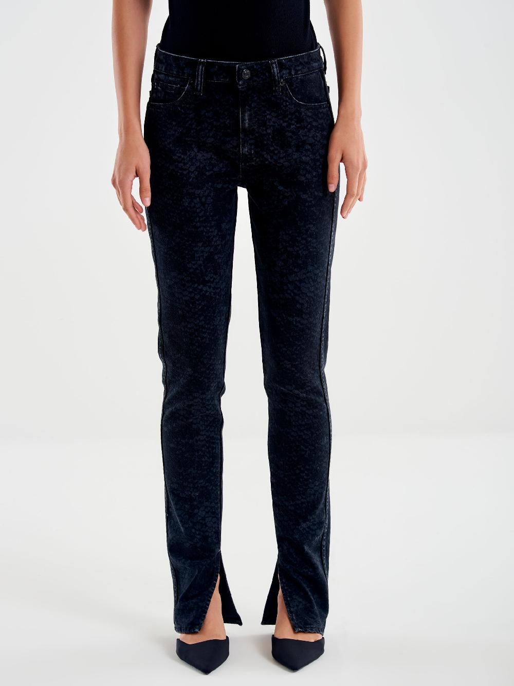 Vicolo Jeans Nilde Skinny Effetto Pitonato Nero Hotsell