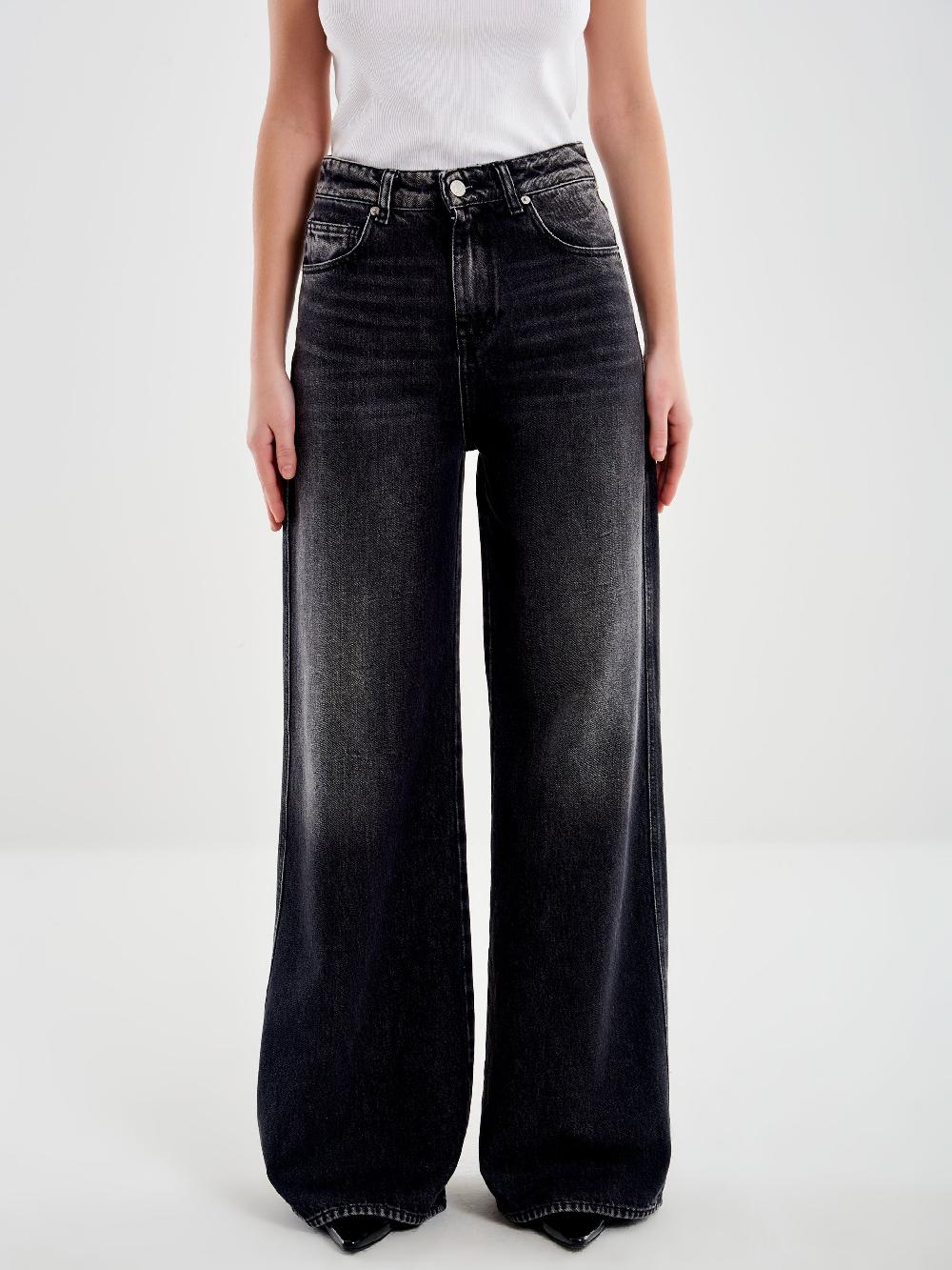Vicolo Jeans Kia Wide Leg Nero I Più Venduti
