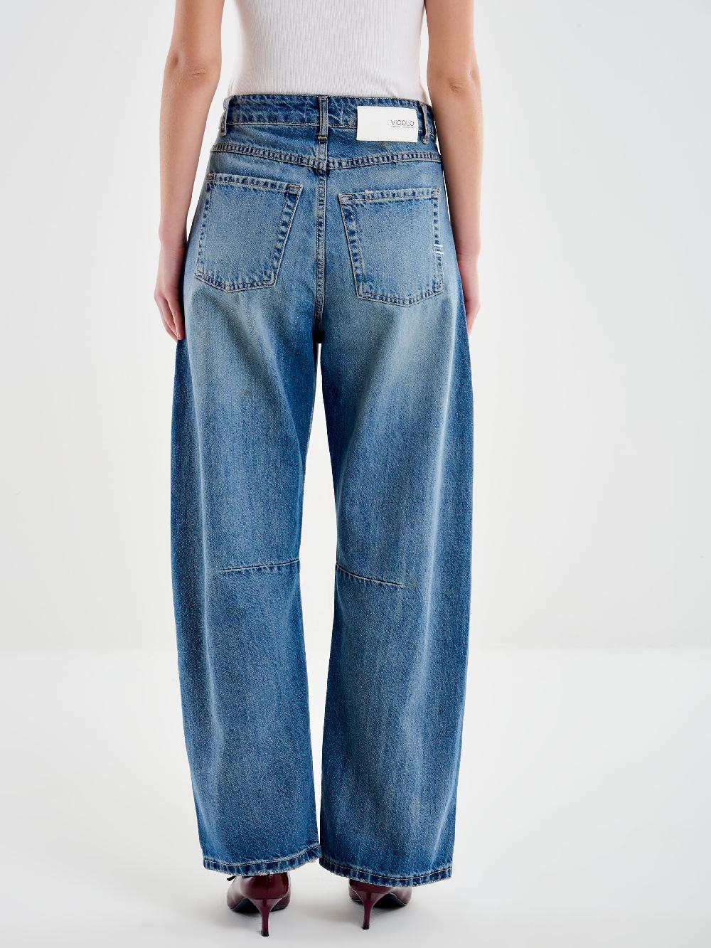 Vicolo Jeans Loose Fit Mary Blu Negozio
