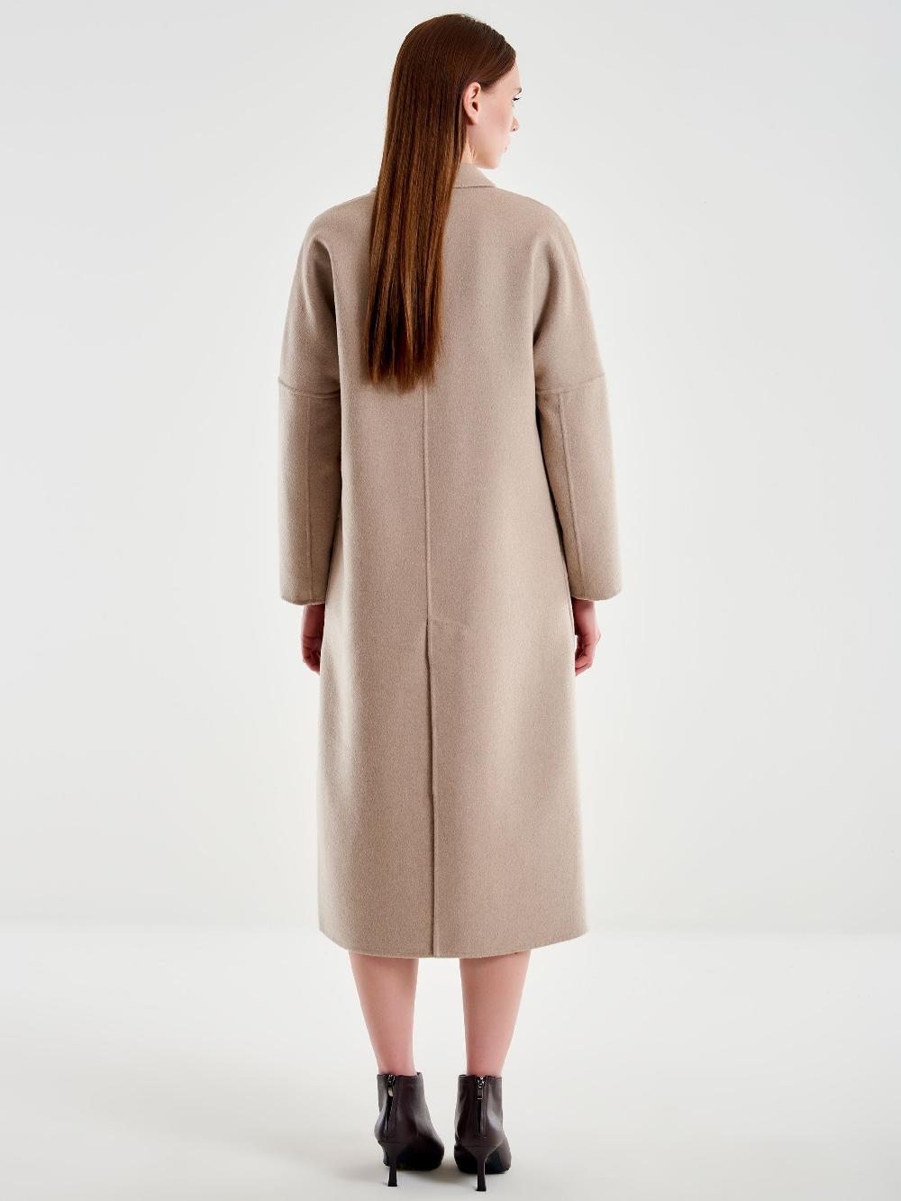 Vicolo Cappotto Doppiopetto Basic Lungo Tortora 2025