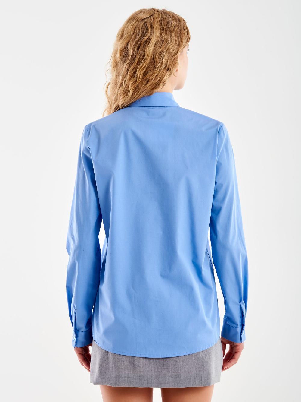 Vicolo Camicia Basic Azzurro 2025