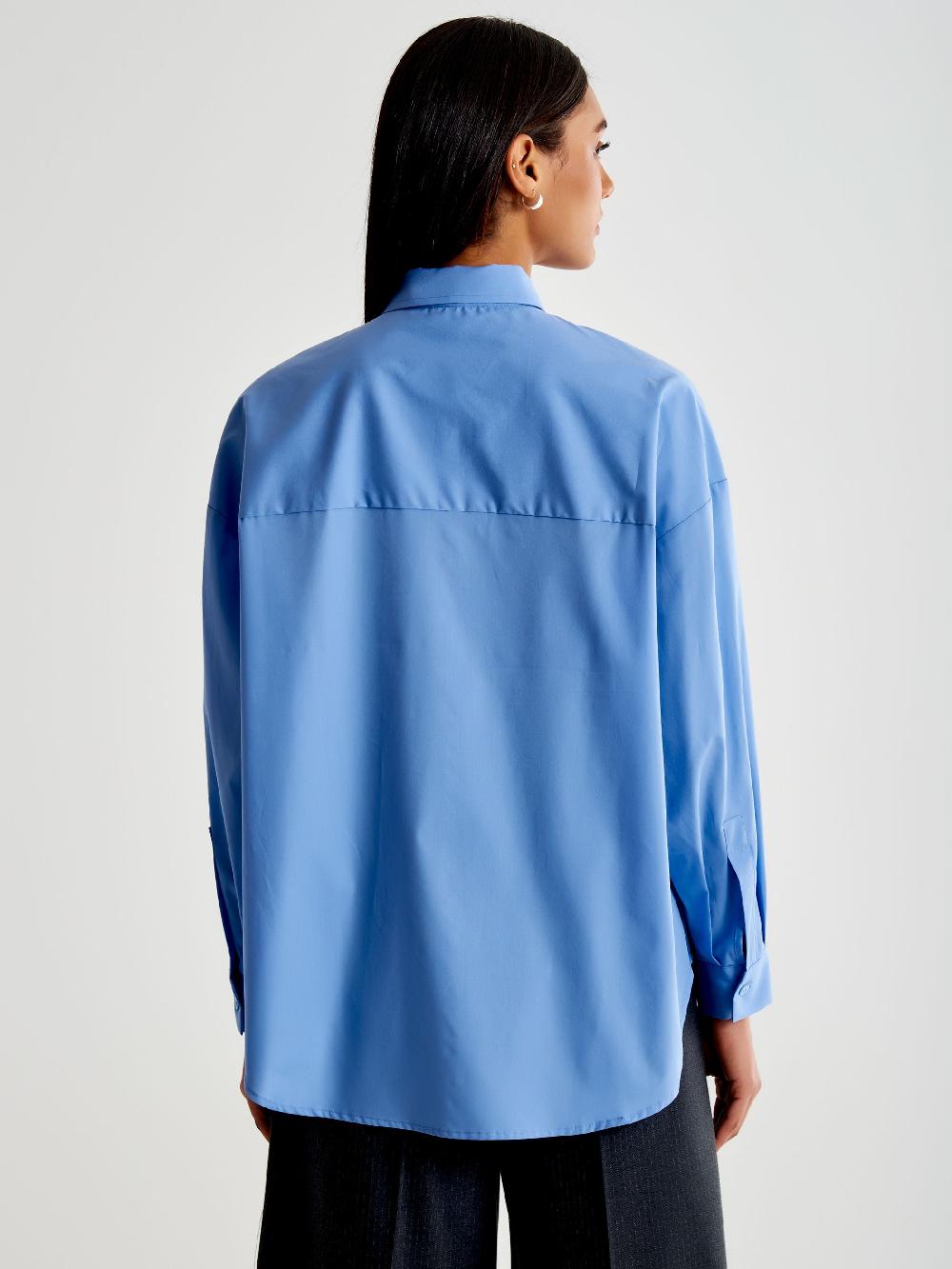 Vicolo Camicia con Cravatta a Righe Azzurro Sconto