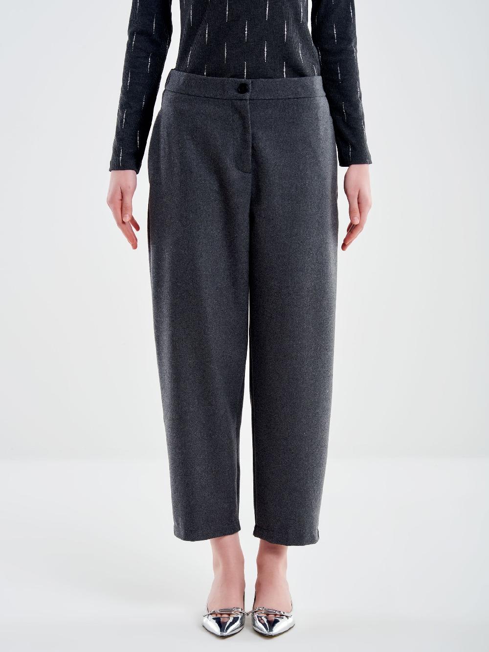 Vicolo Pantalone Carrot Fit Fesco di Lana – Vicolo Qualità