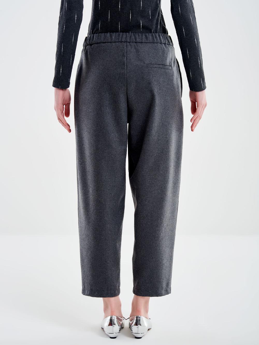 Vicolo Pantalone Carrot Fit Fesco di Lana – Vicolo Qualità