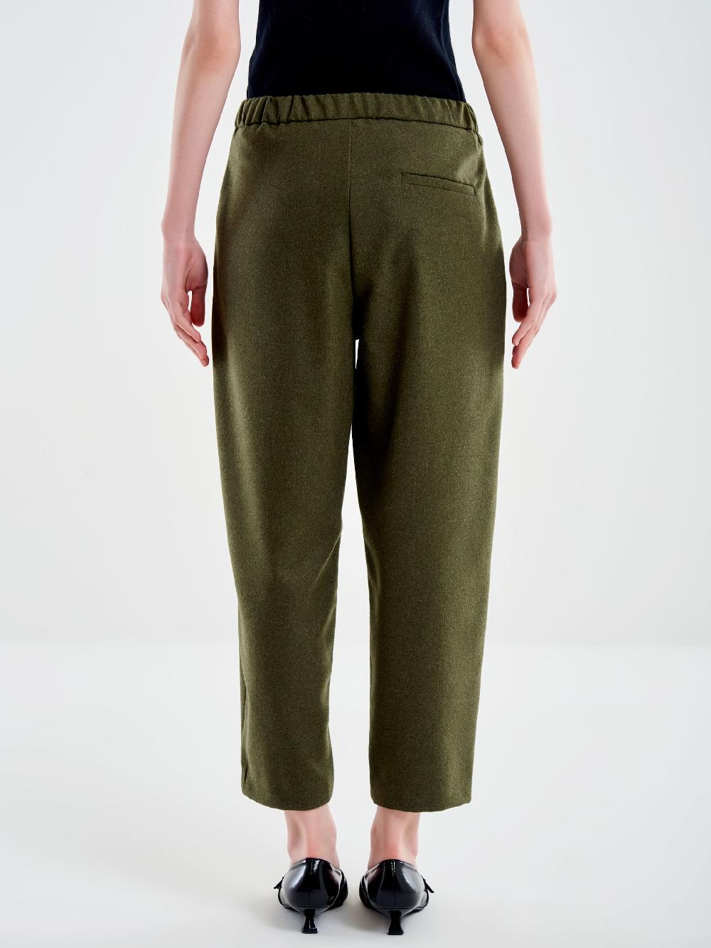 Vicolo Pantalone Carrot Fit Fesco di Lana – Vicolo Vendita