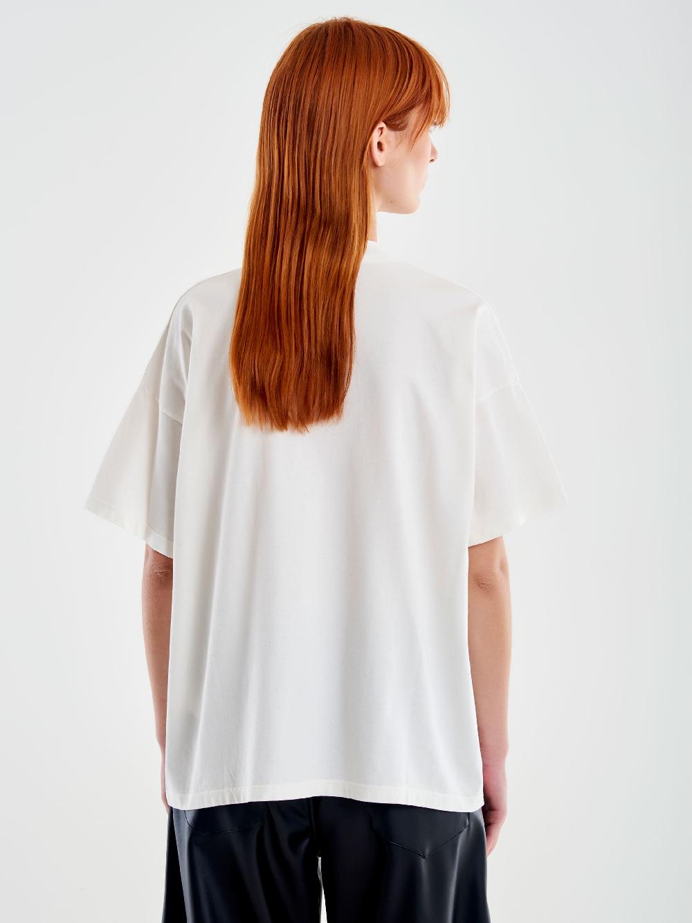 Vicolo T-shirt Fantasia Varsity Bianco 2025