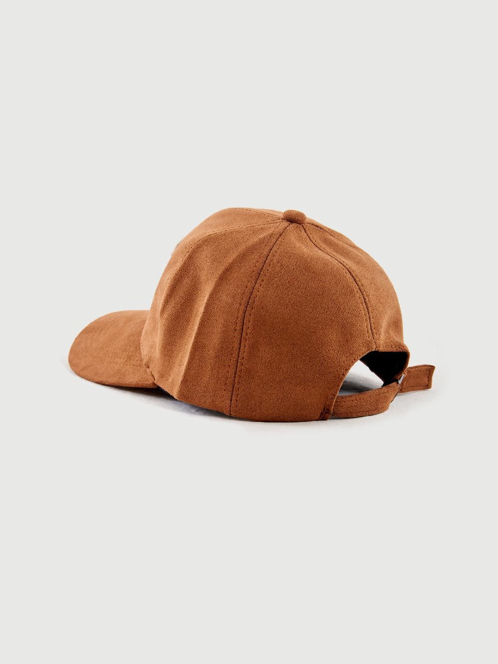 Vicolo Berretto Baseball Patch V Cognac Prezzo Ridotto