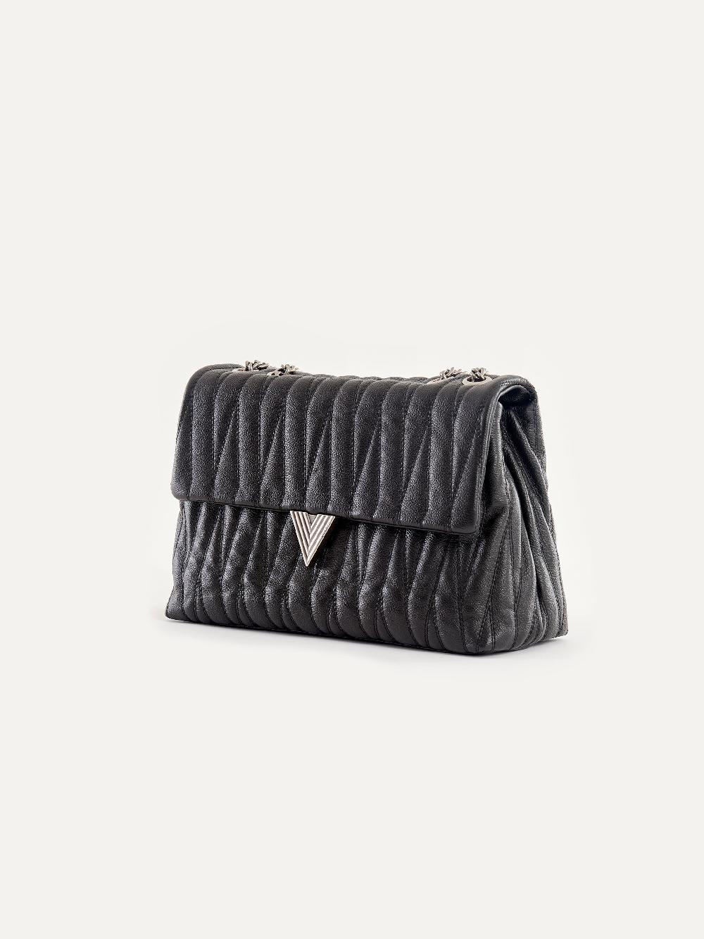 Vicolo Borsa Belleville Nero In Linea