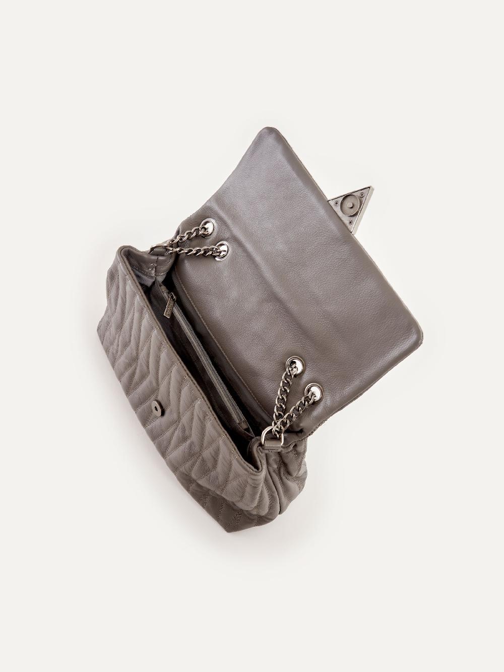 Vicolo Borsa Belleville Grigio Nuovo
