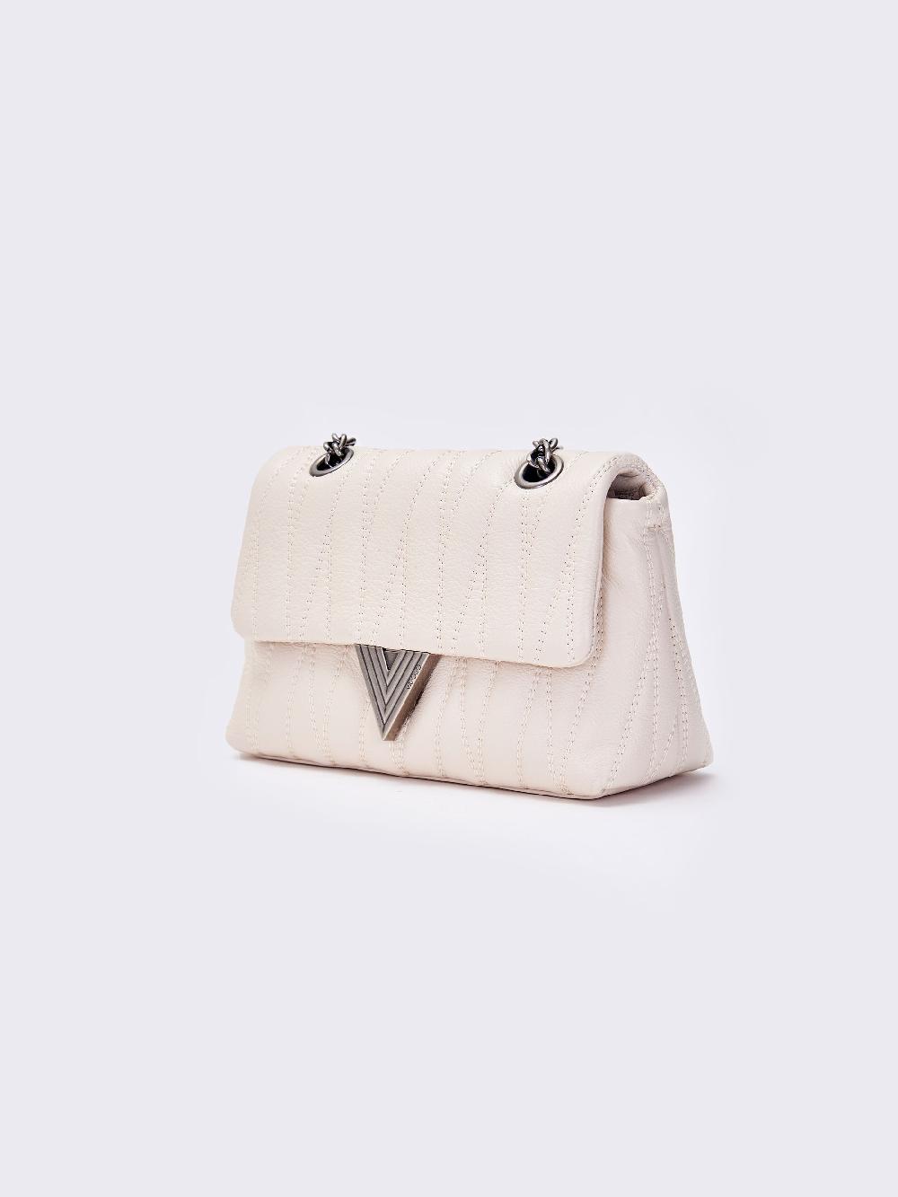 Vicolo Borsa Belleville Small Bianco Vendita