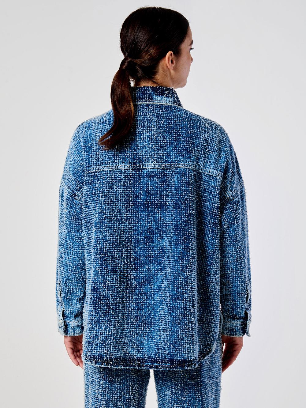 Vicolo Camicia in Denim OverBlu Economico