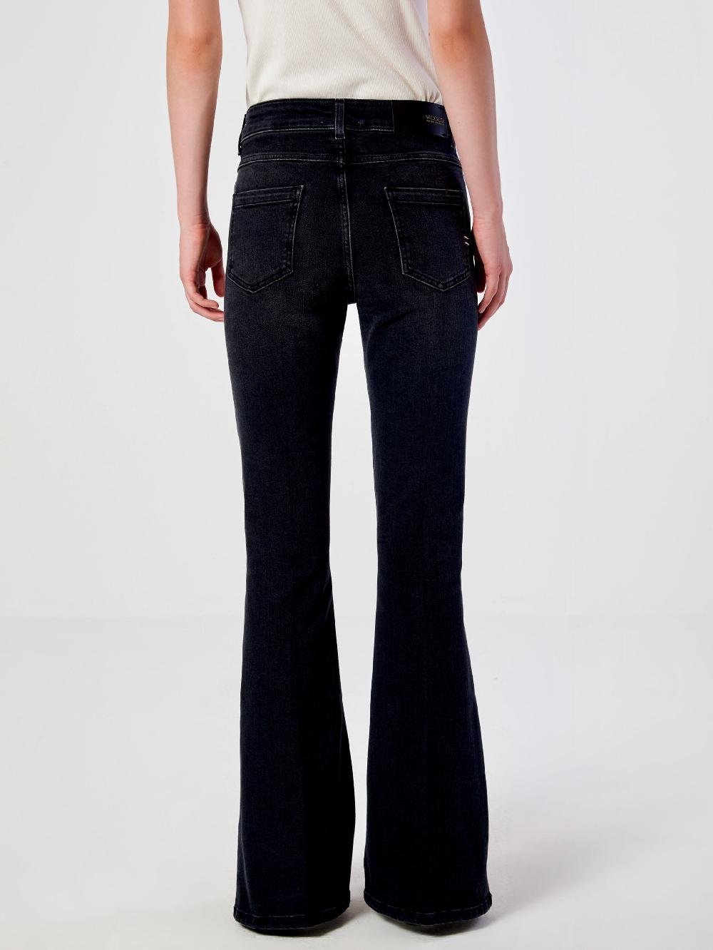 Vicolo Icon Jeans Gisele Flare NeroNero Hotsell