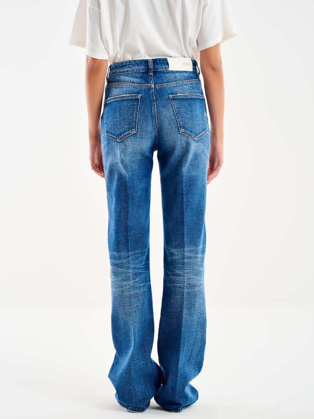 Vicolo Jeana Linette Straight Blu Vendite Flash