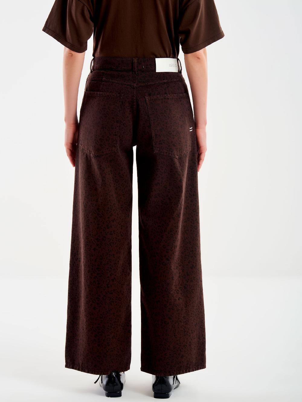 Vicolo Jeans Mia Animalier Moro In Linea
