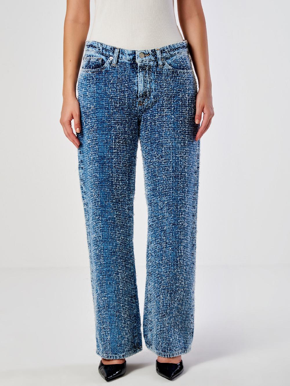 Vicolo Jeans Icon Alex Effetto AgugliatoBlu Nuovo