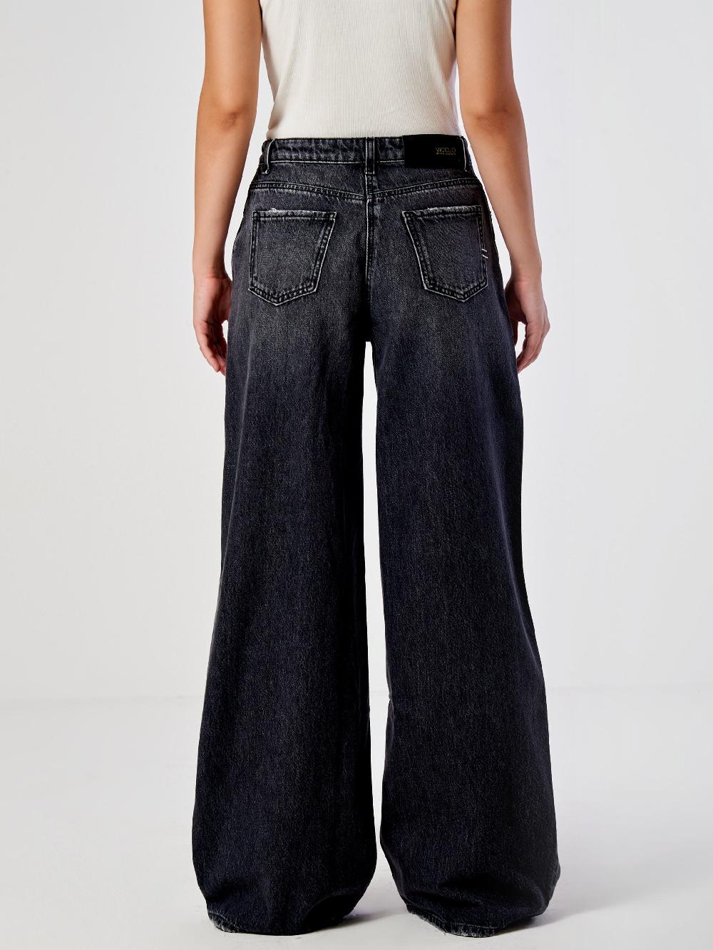Vicolo Jeans Icon Lexie GrigioNero Vendita