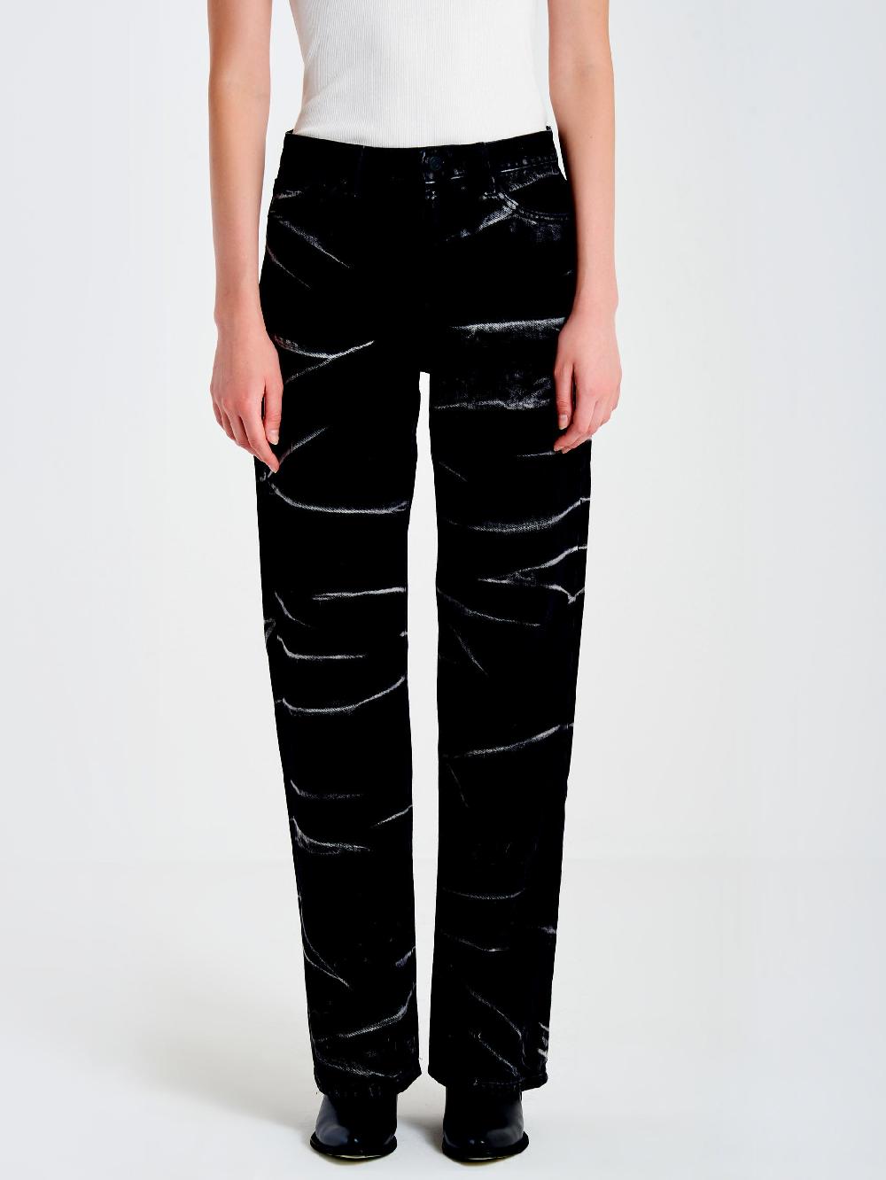 Vicolo Jeans Icon Alex Effetto ZebratoNero Pezzi Unici